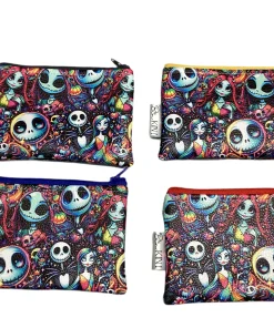 Pochette/porte monnaie squelette personnage