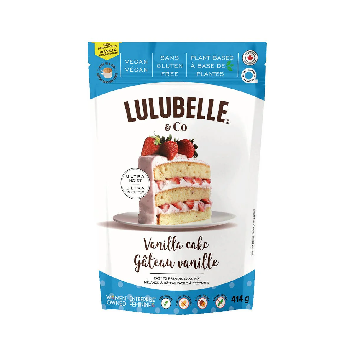 Mélange à Gâteau Vanille Sans Gluten Lulubelle - Image 2